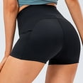 thumbnail image 6 of BLVB Womens Gym Shorts with Pockets Stretch Butt Lifting Yoga Biker Shorts for Running Workout Sports, 6 of 6