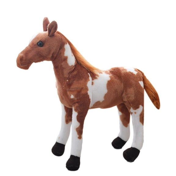 Horse Plush Toy 4 Styles - Soft Stuffed Animal Pillow for Living Room, Bedroom, Car, Birthday/Christmas Gift for Kids, Friends, Parents
