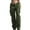 Army Green, variant on ZZwxWA Women's High Rise Straight Leg Y2K Streetwear Cargo Pants Baggy Boyfriend Pants Wide Leg Cargos Multi Pockets Travel Hiking Trousers
