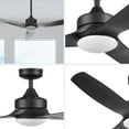 thumbnail image 2 of Honeywell Lynton 52" Ceiling Fan w/ Remote, & Reversible Blades, Matte Black, 2 of 7