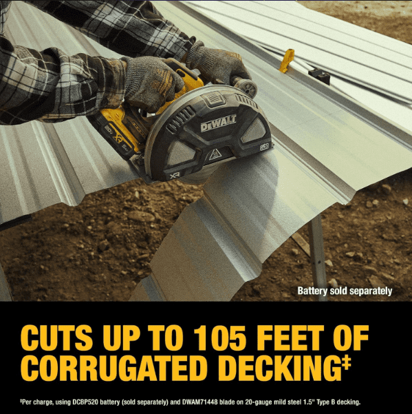 DEWALT 20V MAX XR 7-1/4 in. Metal Cutting Circular Saw (Tool Only) (DCS383B)