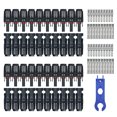 thumbnail image 1 of 20 Pairs Male/Female Solar Panel Cable Connectors with Spanner Assembly Tool for PV System, 1 of 7