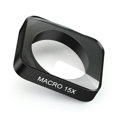 QKOO 15X Macro Lens for GoPro Hero 5 6 7 2018 Sport Action Cameras Standard protective lens replacement