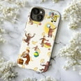 thumbnail image 6 of Curious Monkey Adventure Phone Case – Fun Cartoon Collage with Bananas & Activities, Protective Cover for iPhone 11 12 13 14 15 16 Pro Max Mini Plus, 6 of 6
