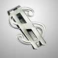 thumbnail image 4 of 1pcs Stainless Steel Money Wallet Clips Dollar Sign Shape Banknote Clips Metal Money Folder Credit Holder, 4 of 8