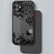 thumbnail image 1 of Funda de flores de encaje Vintage Floral Sexy negra para iPhone 13 12 11 Pro Max X XR XS 7 8 Plus 6S Mini funda mate dura de parachoques suave Tan Jianjun unisex, 1 of 2