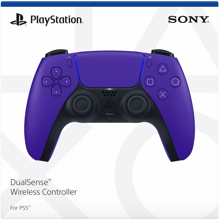 2023 New PlayStation 5 Slim Digital Edition Bundle with Two Controllers  White and Galactic Purple Dualsense and Mytrix Controller Case - Slim PS5  1TB