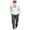White, variant on KyCheLot Sweatsuits for Men Cargo Sweatpants and Hoodie Zip Long Sleeve Sweatshirt Athletic Soft 2 Piece Set