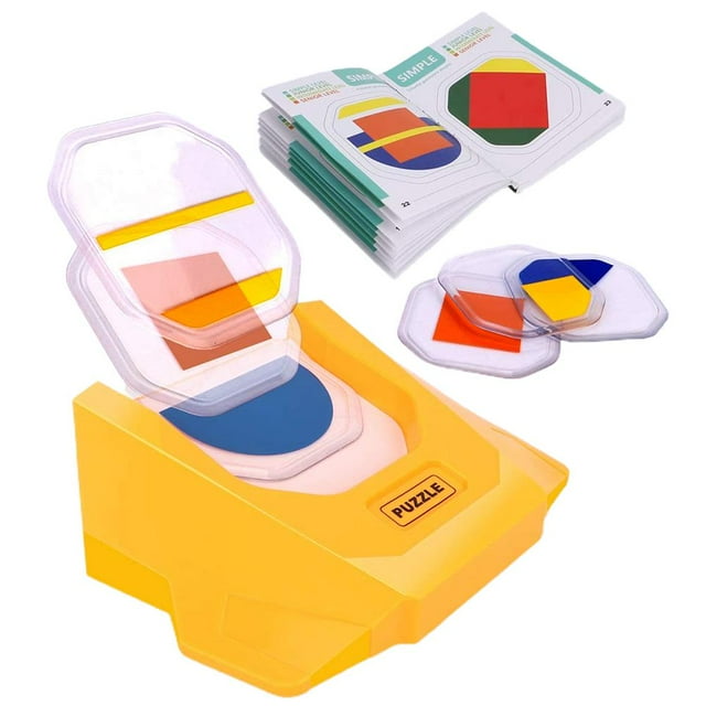 Rompecabezas Educativo Para Niños, Juego De Mesa, Forma De Color, Cerebro Cognitivo, Juego De Fiesta Geométrico, Juguetes Lógicos De Aprendizaje Temprano Para Niños Y Niñas Cateissary FN005839-00