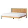 thumbnail image 6 of Walker Edison Transitional Solid Wood King Bed, Blonde, 6 of 17