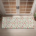 thumbnail image 2 of Green and Red Christmas Pattern Door Rugs,Washable Non Slip Door Mats Indoor,Decorative Door Mats,Entry Mat Indoor for Entrance,Bedroom,Kitchen,Bathroom,16"x47", 2 of 6