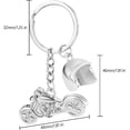 thumbnail image 5 of Llaveros de motocicleta, llaveros de metal para motocicletas y cascos de motocicleta, llaveros personalizados para hombres, regalos para motociclistas, 5 of 5