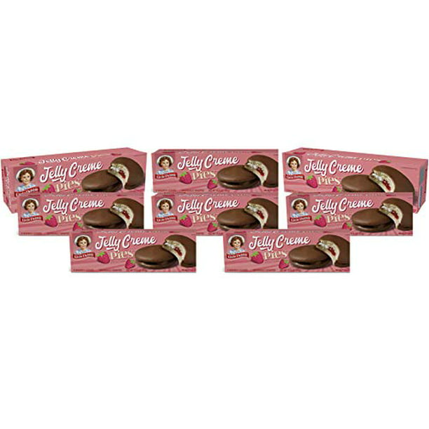 Little Debbie Jelly Crème Pies, 8 Boxes, 64 Individually Wrapped Cakes ...