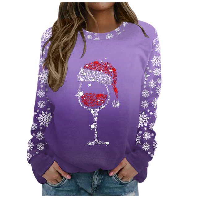 Womens Sweatshirt Oversized Sweatshirts Crewneck Long Sleeve Pullover