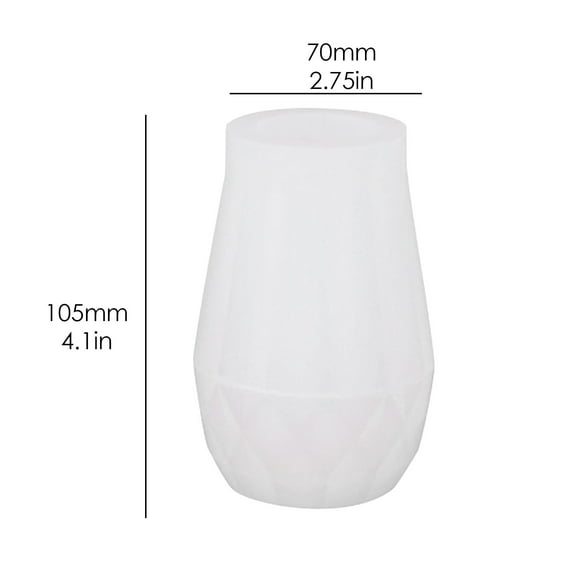 Silicone Vase Mold For Resin Casting, Flower Planter & Bud Holder Diy Epoxy Mould, Flexible Craft Mold For Unique Home Decor And Gift Making