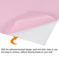 thumbnail image 4 of Uxcell 17.7'' x 6.56 feet Self Adhesive Removable Peel Wall Paper Pink, 4 of 4