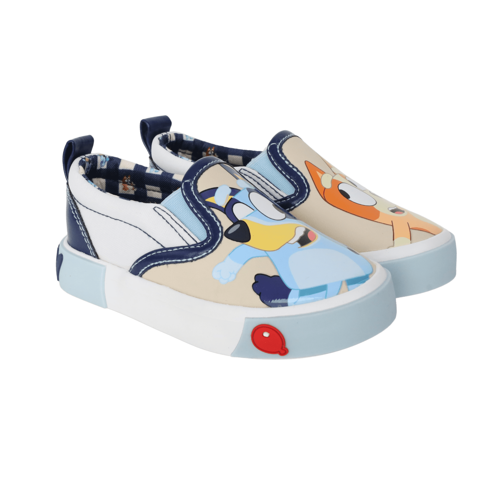 Bluey and Bingo Toddler & Little Kids Slip-On Sneakers