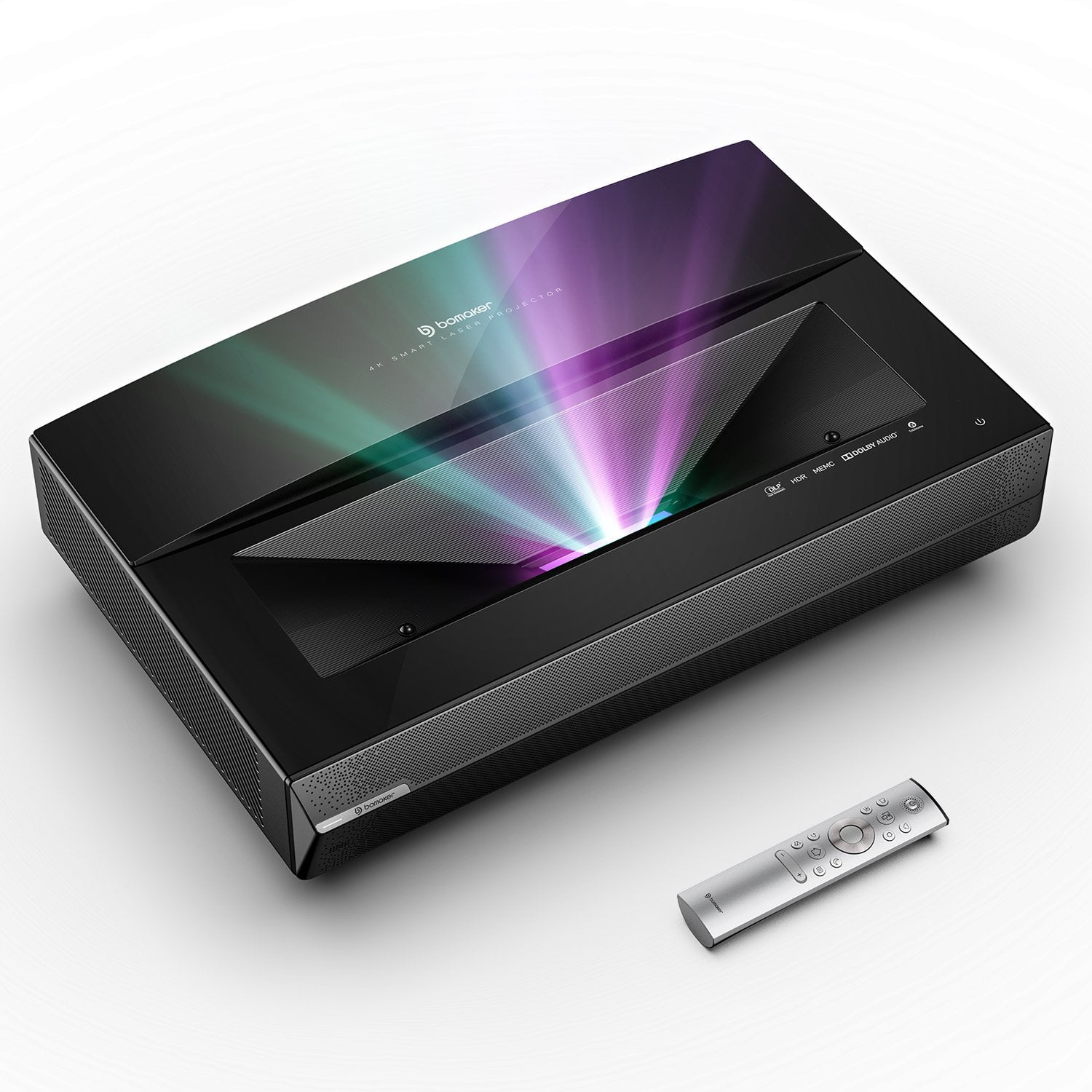 Bomaker 4K TriColor Laser Projector, Ultra Short Throw Projector with