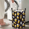 thumbnail image 4 of Laundry Basket, Beer In A Bottle Laundry Hamper Waterproof Laundry Bag Clothes Hamper Laundry Bin with Handles for Bedroom, Living Room, Kids Room, 4 of 6