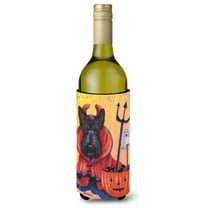 Carolines Treasures PPP3171LITERK 24 oz Scottie Boo Hoo Halloween Wine Bottle Hugger
