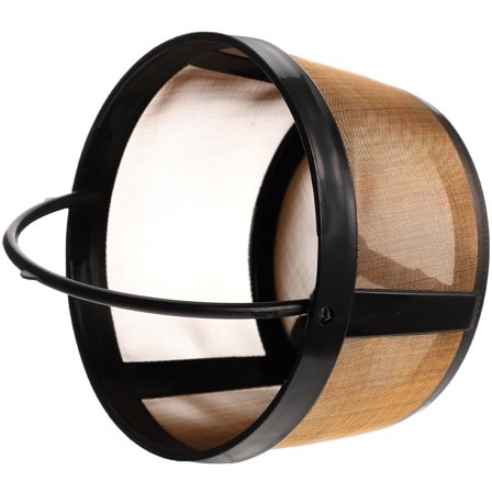 Pretyzoom Portable Coffee Filter Basket Black Metal Mesh Suitable for Coffee Makers and Loose Leaf Tea