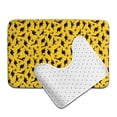 thumbnail image 6 of Xecao Dinosaur 2-Piece Vintage Seamless Anti-Skid Mat Set, featuring a stylish pattern for a safe and elegant toilet rug experience, 6 of 6