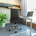 thumbnail image 3 of LeisureMod Harris Modern Adjustable Office Swivel Chair Leather High-Back Task Office Chair, Black, 3 of 10