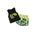 thumbnail image 7 of Toddler Kids Baby Boys Sleeveless Shorts Sets 2Pcs Tank Top Jogger Shorts Outfits Summer Beach Wear, 7 of 7