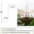 thumbnail image 7 of Washranp 6Pcs Fence Hooks,White Steel Hangers Pergola Patio Hooks for Indoor Gardening, 7 of 7