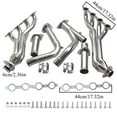 thumbnail image 2 of Panlongic Stainless Steel Long Tube Exhaust Manifold Headers For Chevy GMC Silverado/Sierra 4.8L/5.3L/6L 2007-2014, 2 of 4