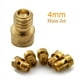 thumbnail image 2 of Suitable for Juego de 2 boquillas de inyector de 4 mm, rosca M4, redondas, tamaño 40-60, for carburador de motocicleta Mikuni Kenhin Gy6 139qmb 50cc, 2 of 2