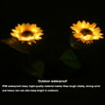 thumbnail image 6 of Led Lights Sumflower Solar Outdoor PC Yard 2 Lamp Garden light Room Decor Home Bedroom Yellow, 6 of 9