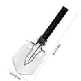thumbnail image 3 of Camping Shovel, Garden Shovel, Ultralight Shovel, Compact & Multi-Purpose Design, Lightweight Aluminum, for Digging, Gardening & Outdoor Survival, Collapsible Spade, Portable Trowel UKHBMC, 3 of 6