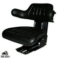 thumbnail image 2 of Black Tractor Suspension Seat Fits Ford / New Holland 3000 3600 3610 3900, 2 of 10