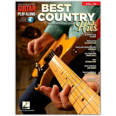 Hal Leonard Best Country Hits Guitar Play-Along Volume 96 Book/Audio