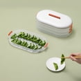 thumbnail image 4 of Dumpling Box Frozen Dumpling Household Refrigerator Chaos Frozen Dumpling Box Multi-layer Tray, 4 of 5