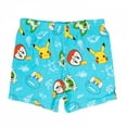 thumbnail image 2 of Pokemon Grass Water Fire and Electric Boy's 4-Piece Pajama Set-Size 6, 2 of 5