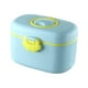 thumbnail image 3 of Contenedor de leche en polvo, soporte para aperitivos y frutas, diseño de doble capa Talla S Azul, 3 of 9