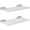 White, variant on 2 Pack Garage Wall Mount Shelves, 45x15 inch Wall Mounted Storage Shelves for Garage Heavy Duty Floating Shelf, Holds Up to 220 lbs(Black)