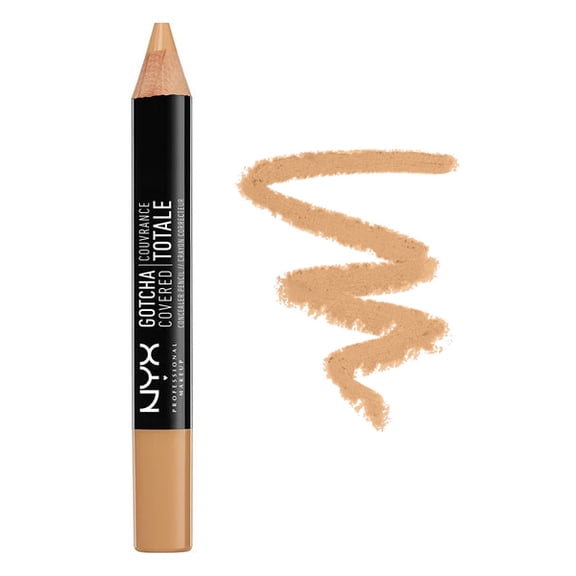 NYX Professional Makeup Gotcha Covered Concealer Pen, Golden, 0.04 Ounce