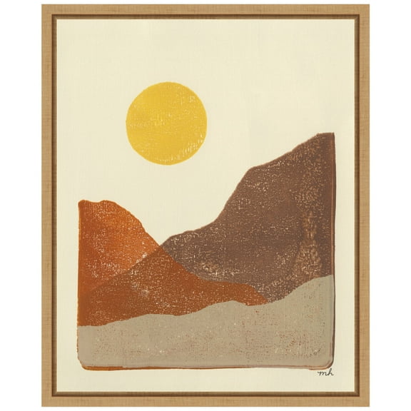 Amanti Art Sedona Sun I Framed Canvas Wall Art Print