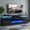 Black, variant on Oneinmil Fireplace TV Stand with 36” Electric Fireplace, Entertainment Center for TVs up to 90", LED Lights Entertainment Center, TV Console, Grey