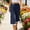 Navy, variant on Maean Women's Wide Leg Capri Pants High Waist Baggy Flowy Trousers Cotton Linen Beach Pant with Pockets