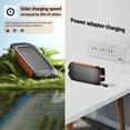 thumbnail image 3 of SOLPOWBEN 38800mAh Solar Power Bank Compatible for Iphone/Android 12W Portable Charger Power Bank with 2 SOS Flashlight Battery Pack for Outdoor Camping Hiking(Orange), 3 of 9