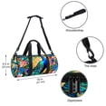 thumbnail image 5 of Peacock Swim Bag, Sports Bag, Travel Bag, Yoga Bag - 17.7 inch Size with Interior Zipper Pocket and Large Capacity, 5 of 6