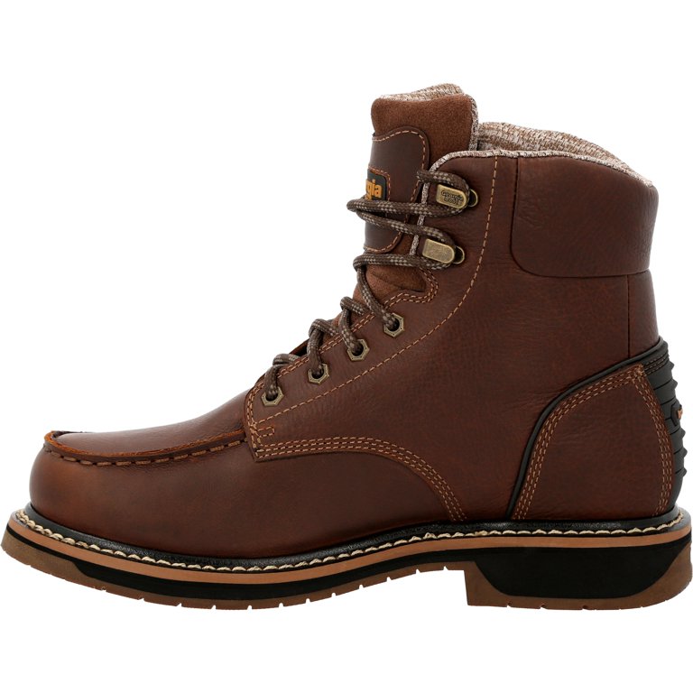 Stivali Lavoro Impermeabili Georgia Boot AMP LT - Marrone Punta Moc Toe (Taglia 13W) - 2