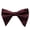 Dark Red, variant on Men Solid Big Wide Bow Neck Tie Wedding Party Groom Suit Tuxedo Shirt Bowtie