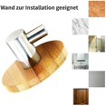 thumbnail image 4 of 4pcs Ganchos autoadhesivos Ganchos de albornoz de acero inoxidable y bambú Ganchos de pared Toalleros de cocina Ganchos para abrigos Sin taladrar Baño Cocina Oficina Ho kaili Sencillez, 4 of 5