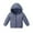 Gray, variant on Busydd Girls Winter Coat 4-14 Years Unisex Solid Color Kids Puffer Jacket Fashion Warm Long Sleeve Boys Winter Coats Zip Hooded Teen Winter Jacket with Pockets 5 Years