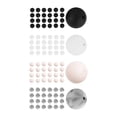 thumbnail image 1 of Abbracc 100 Pieces 9mm Silicone Beads Spacer Beads Colorful Assorted Round for Lanyard 4 Colors, 1 of 9